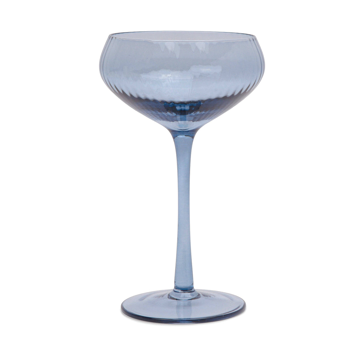 Here's How "The Lou" Coupe Glass - Set of 2 Blue