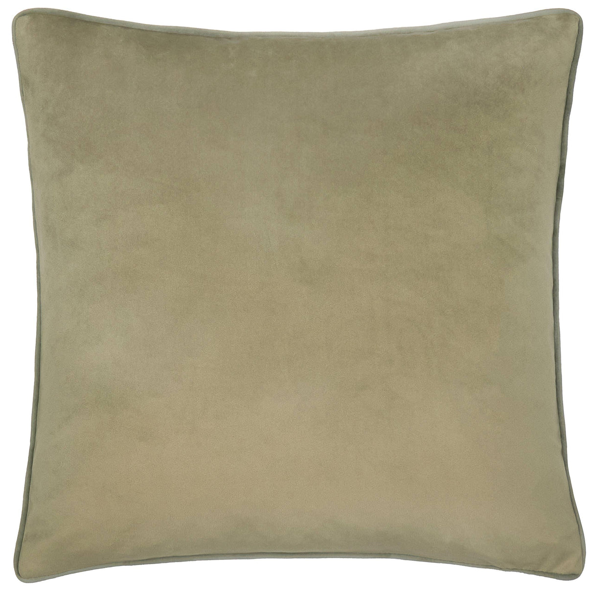 Riva Home - Meridian Velvet Cushion Sage/Green: Sage/Green / Polyester Filled / 55 x 55cm.