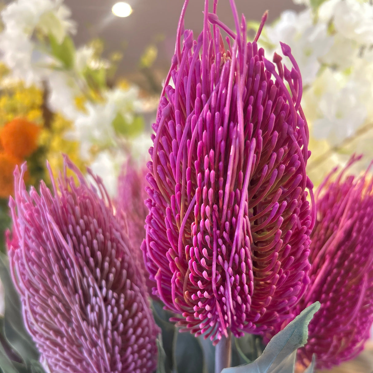 Artificial Pink Flower Stem