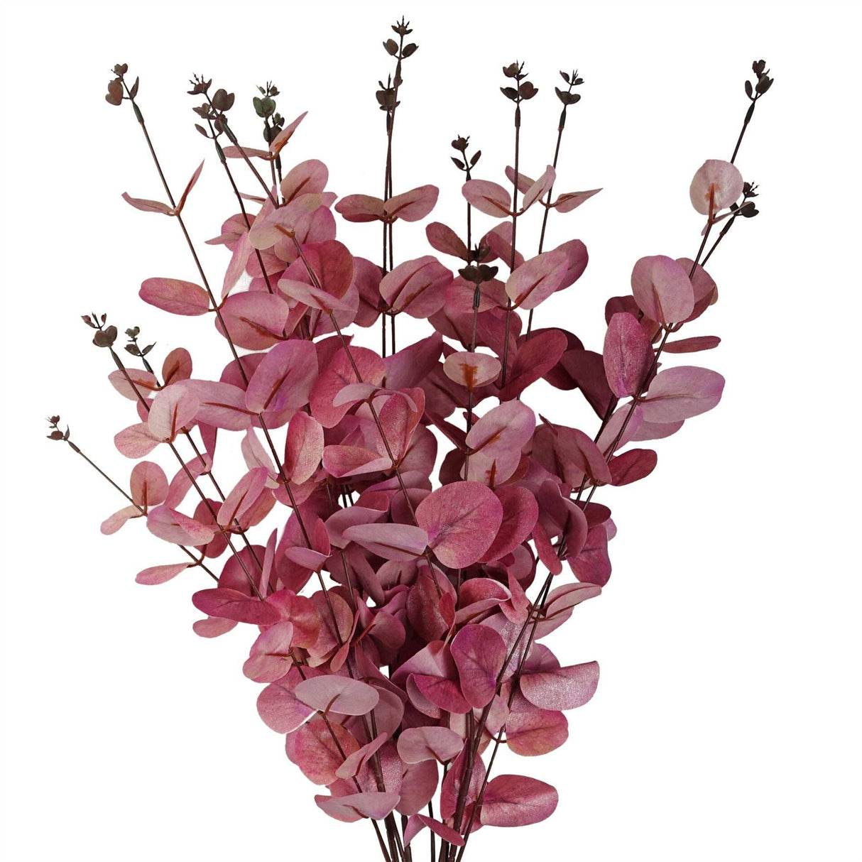 Pink Eucalyptus Foliage Stem – 80cm Artificial Floral Stem