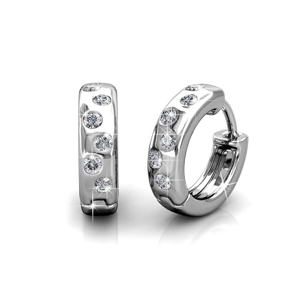 CARALI / MYC Paris - Joy earrings - silver and crystal