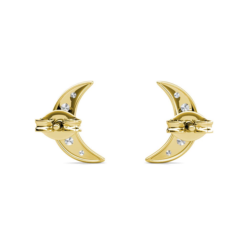 CARALI / MYC Paris - Crescent Moon Earrings - Gold