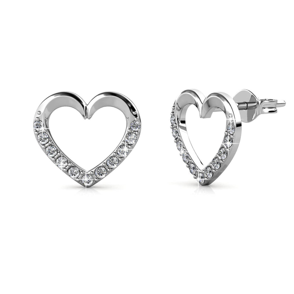 CARALI / MYC Paris - Lovett earrings - silver and crystal