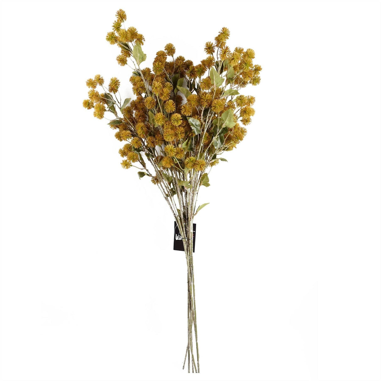 85cm Yellow Artificial Craspedia Stems – Faux Flower Stem