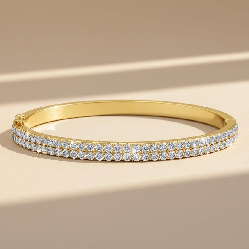CARALI / MYC Paris - Glamour Bracelet - Gold and Crystal