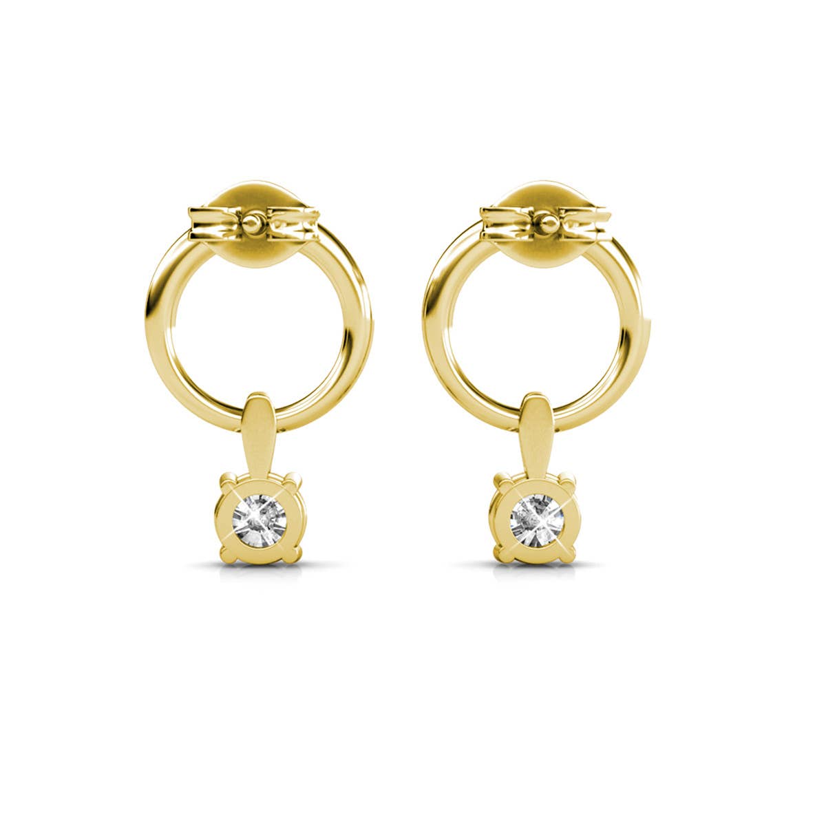 CARALI / MYC Paris - Octavia Earrings - Gold and Crystal
