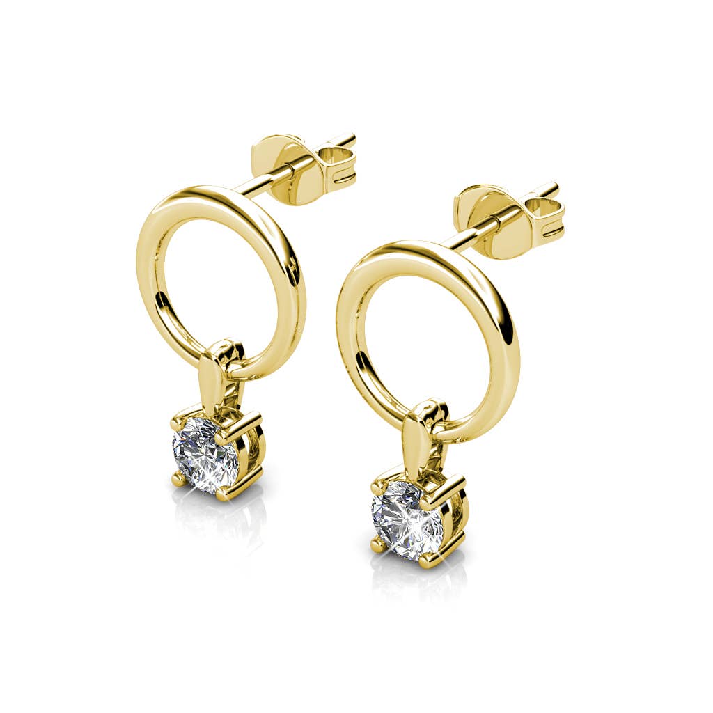 CARALI / MYC Paris - Octavia Earrings - Gold and Crystal