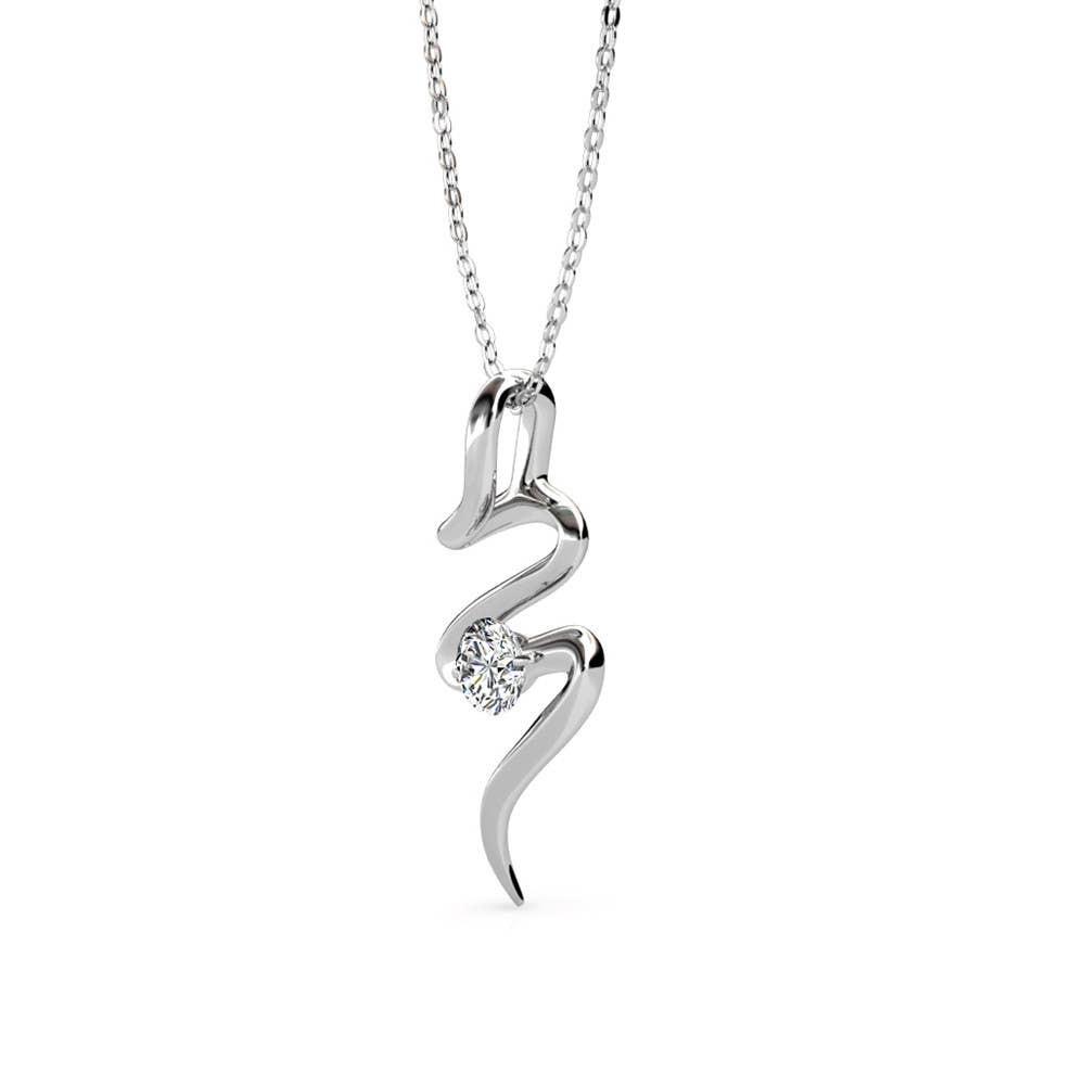 CARALI / MYC Paris - Spiral Pendants - Silver and Crystal