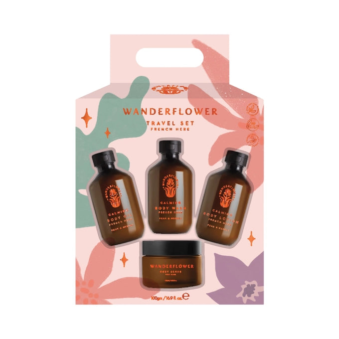Wanderflower Body Travel Set