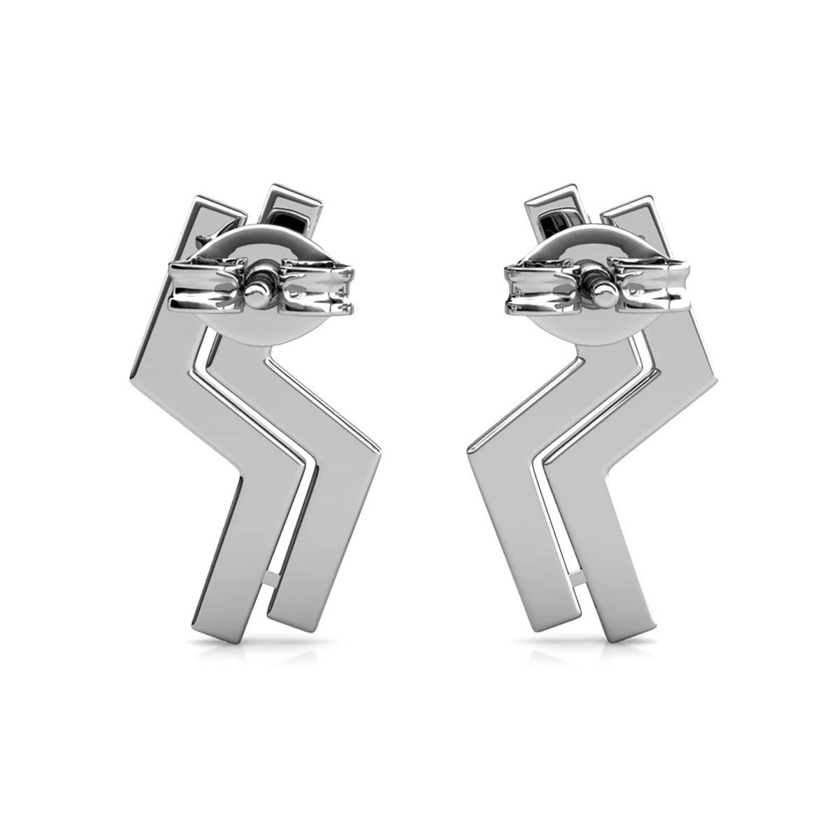 CARALI / MYC Paris - Brontide earrings - silver and crystal