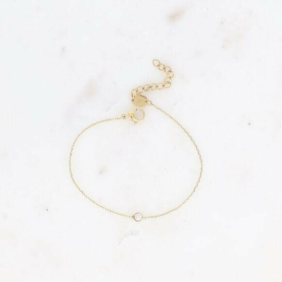 Gold Crystal Bracelet.