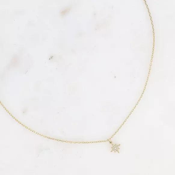 Necklace - small North Star pendant.