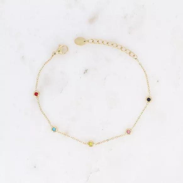 Bracelet - 5 zirconium.