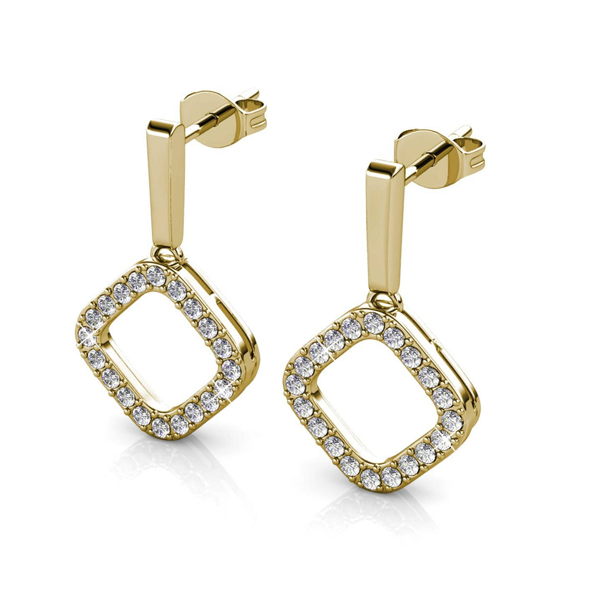 CARALI / MYC Paris - Irina Gold and Crystal Earrings