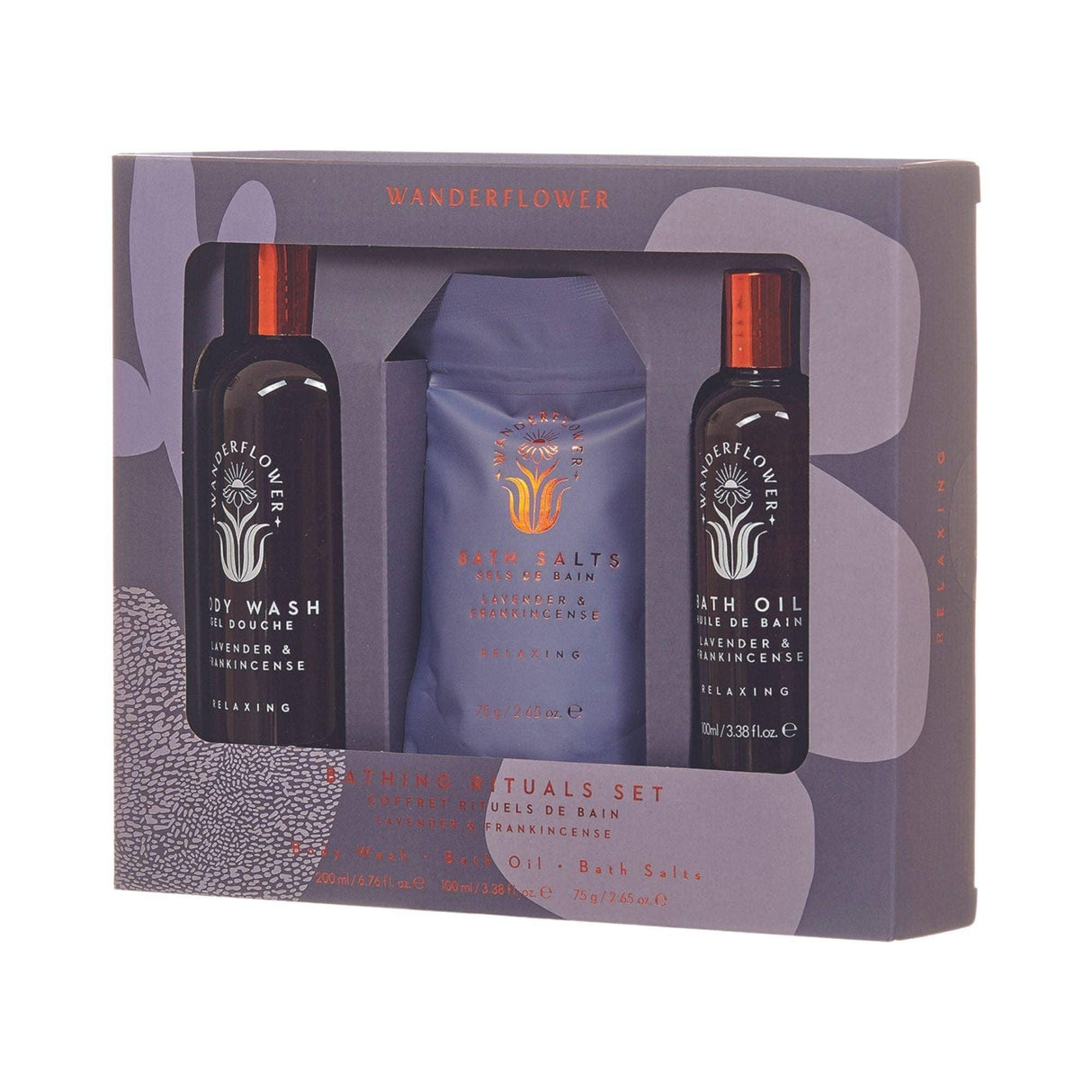 Wanderflower - Bathing Rituals Set - Lavender & Frankincense