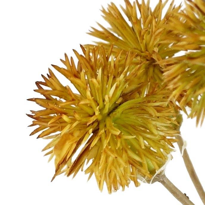 85cm Yellow Artificial Craspedia Stems – Faux Flower Stem