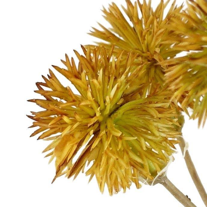 85cm Yellow Artificial Craspedia Stems – Faux Flower Stem