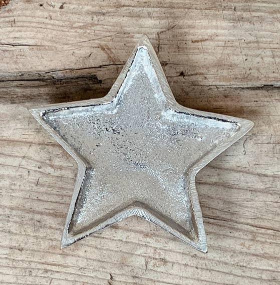 Gainsborough Giftware x Portland Living - Silver Star Dish, 10cm