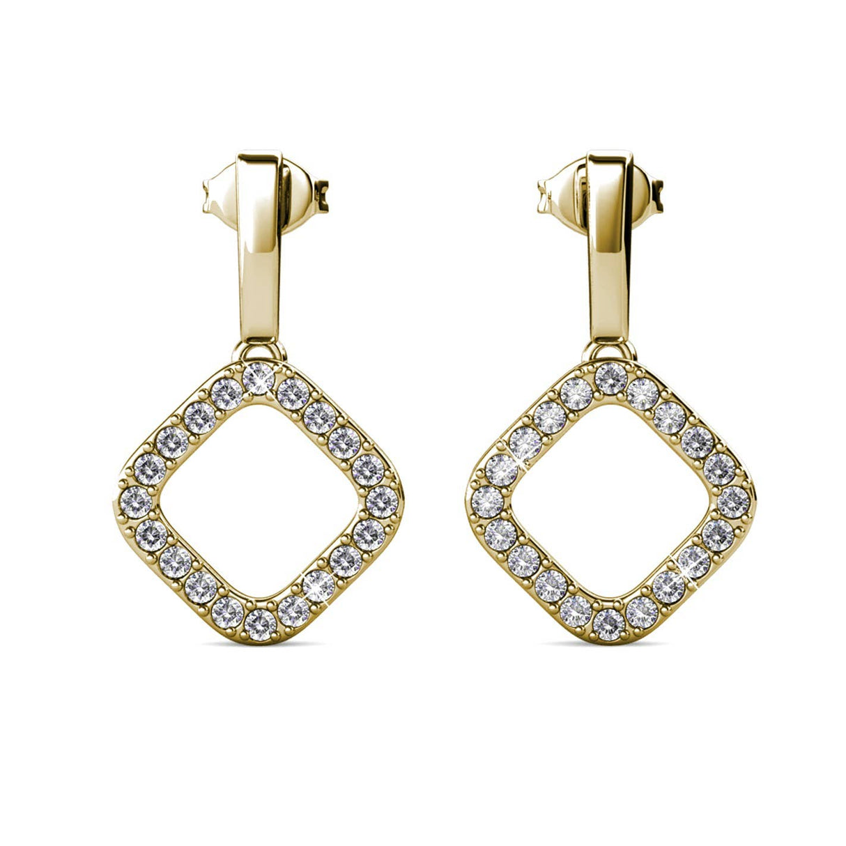 CARALI / MYC Paris - Irina Gold and Crystal Earrings