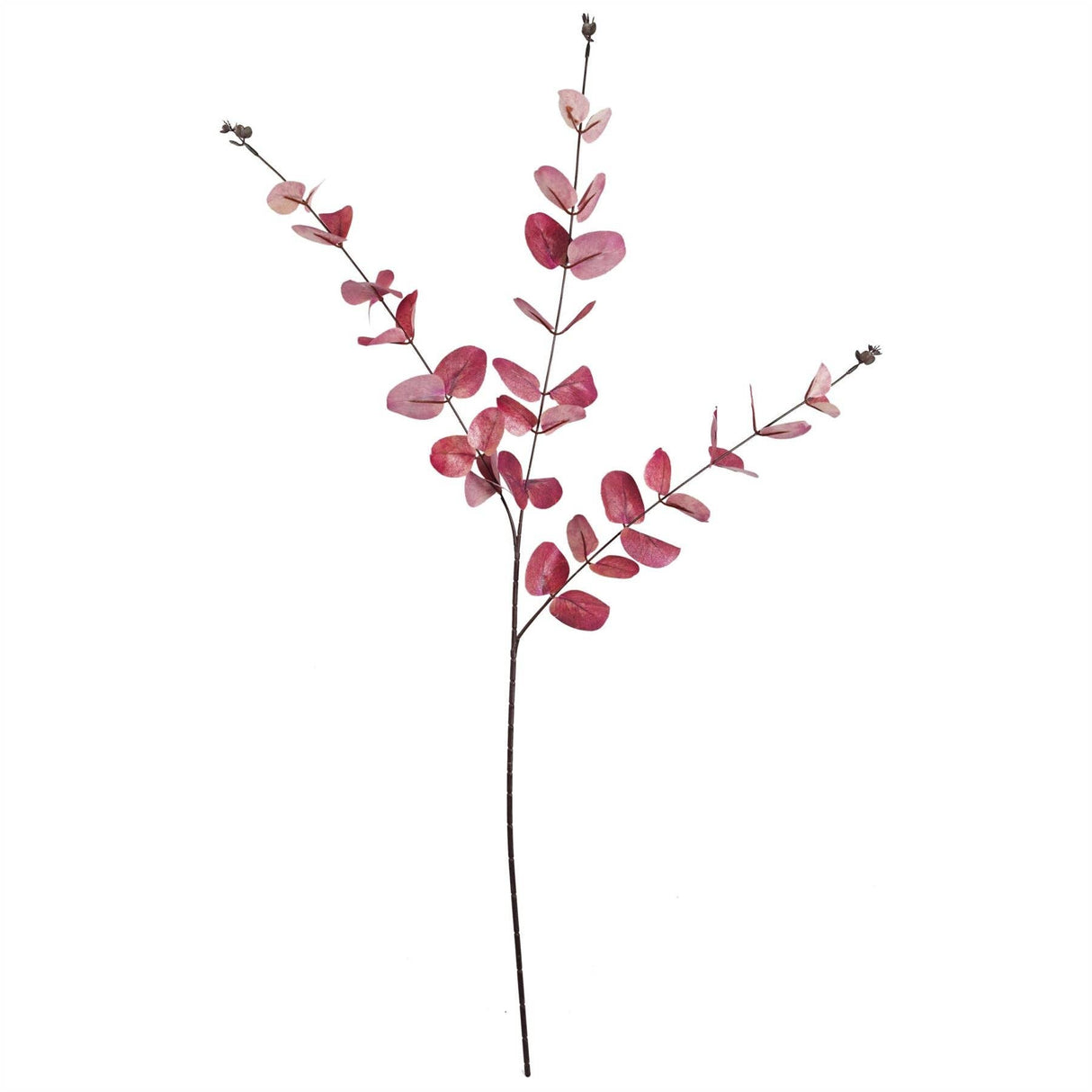 Pink Eucalyptus Foliage Stem – 80cm Artificial Floral Stem