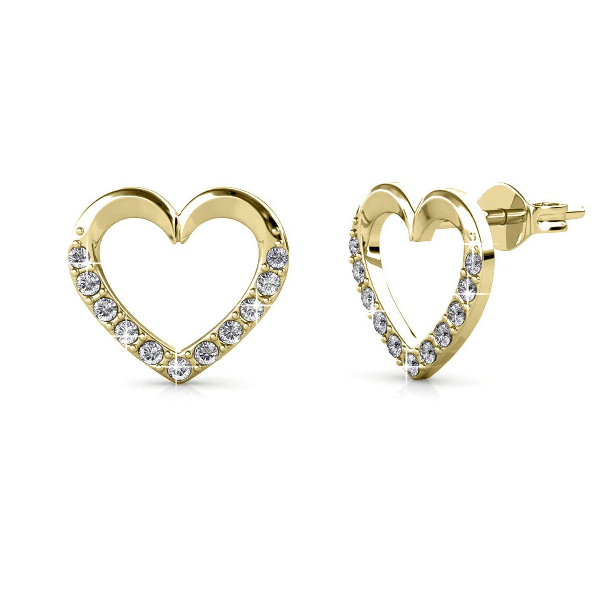 CARALI / MYC Paris - Lovett earrings - Gold and crystal