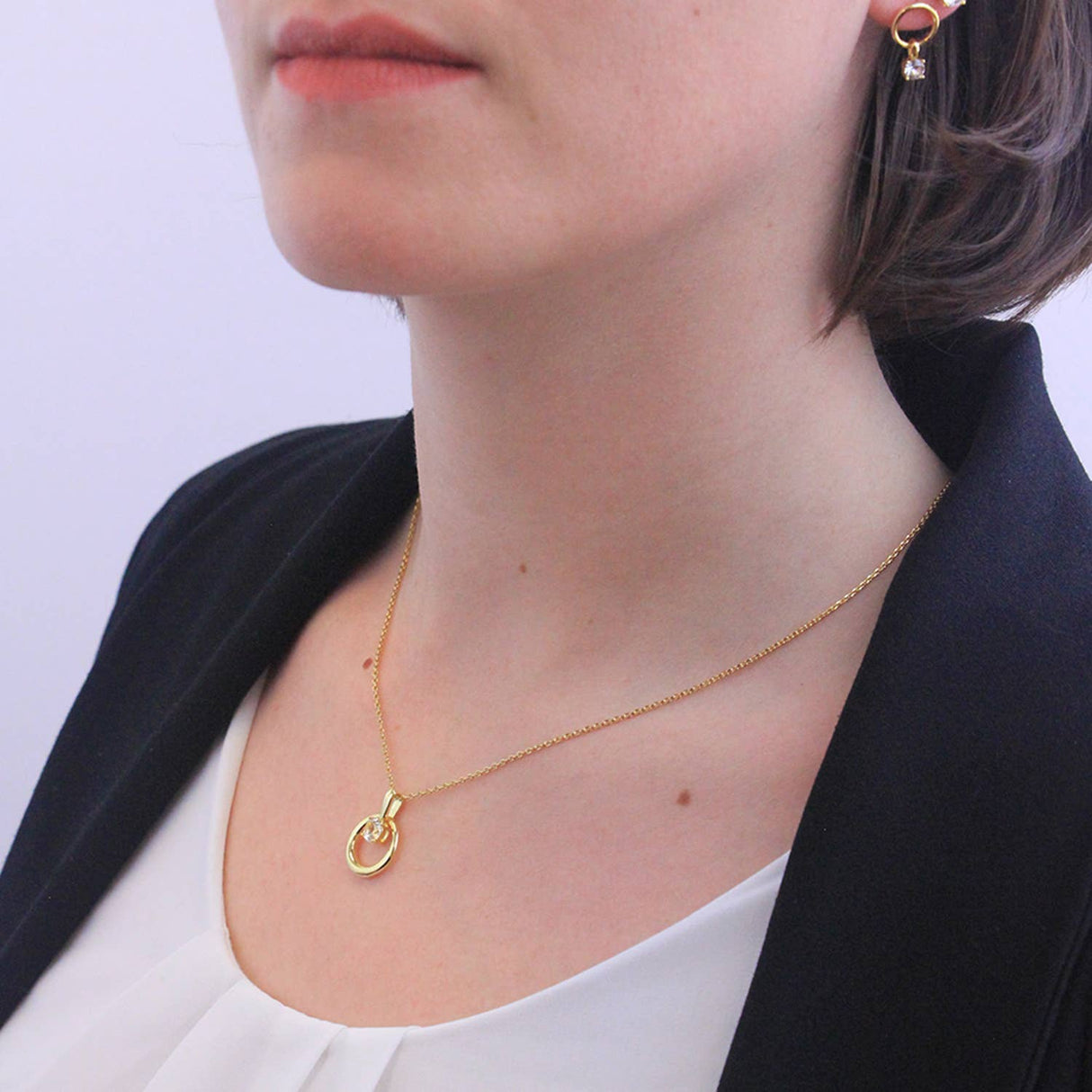 CARALI / MYC Paris - Octavia Earrings - Gold and Crystal