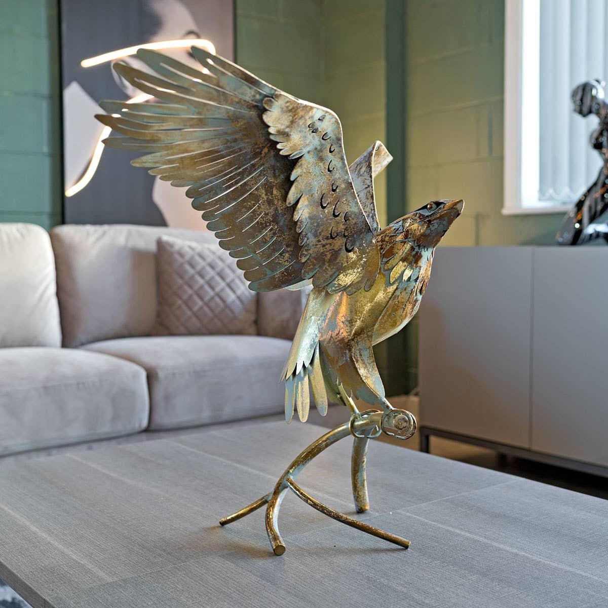 Febland - Gold Eagle Sculpture