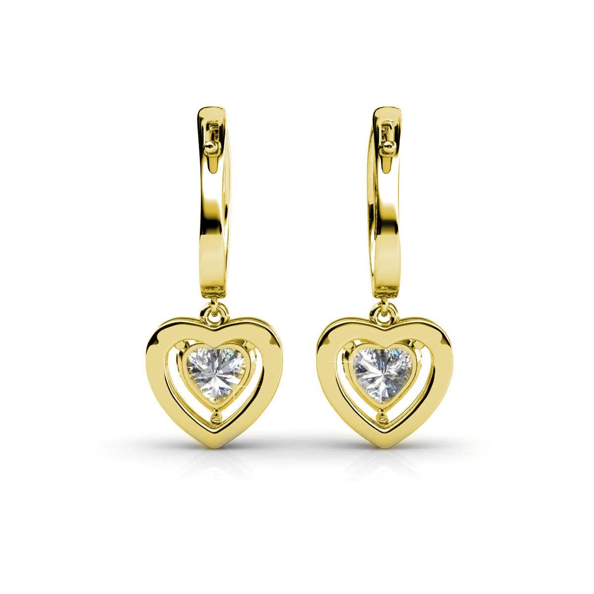 CARALI / MYC Paris - Only Love Earrings - Gold and Crystal