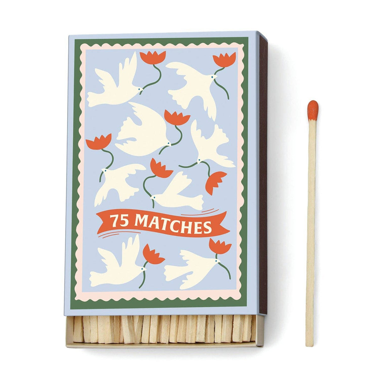 A Dopo Boxed Matches "Flower" - 75 matches