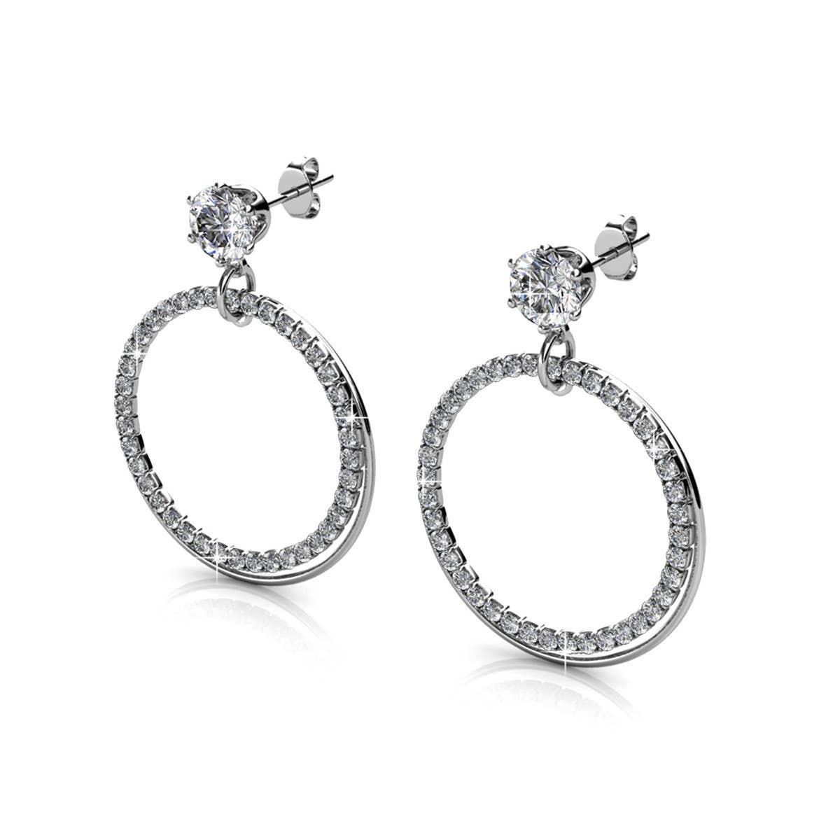 CARALI / MYC Paris - Ariel Earrings - Silver and Crystal