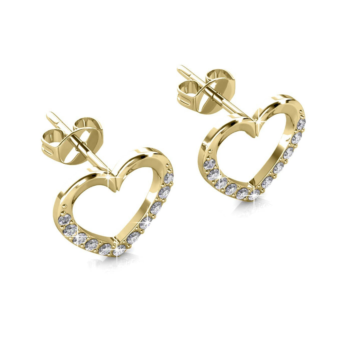 CARALI / MYC Paris - Lovett earrings - Gold and crystal
