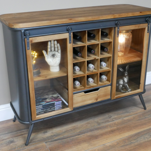 Industrial Wine Sideboard