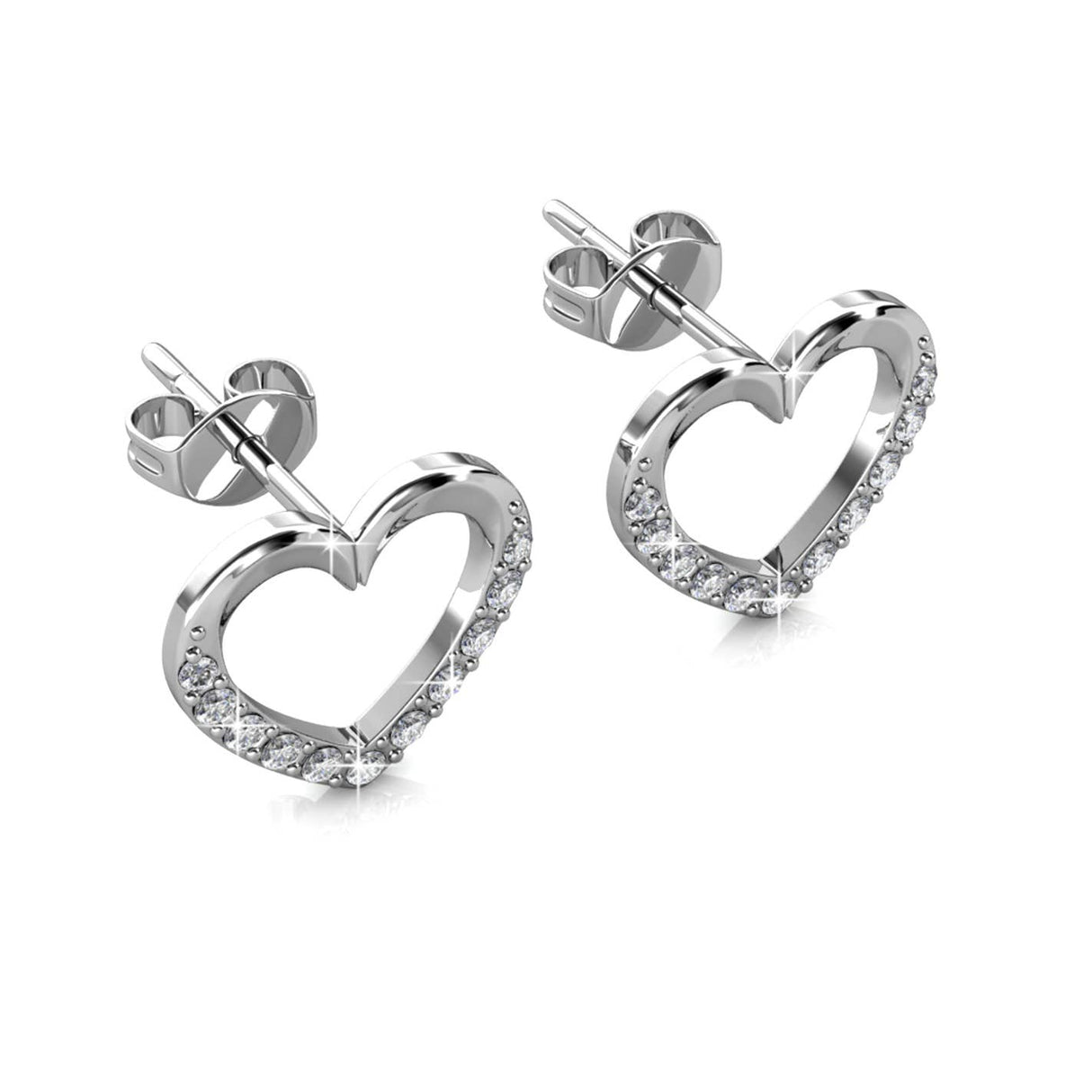CARALI / MYC Paris - Lovett earrings - silver and crystal