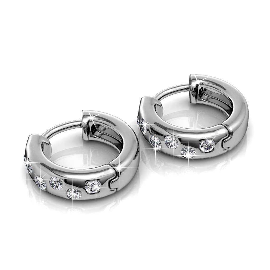 CARALI / MYC Paris - Joy earrings - silver and crystal