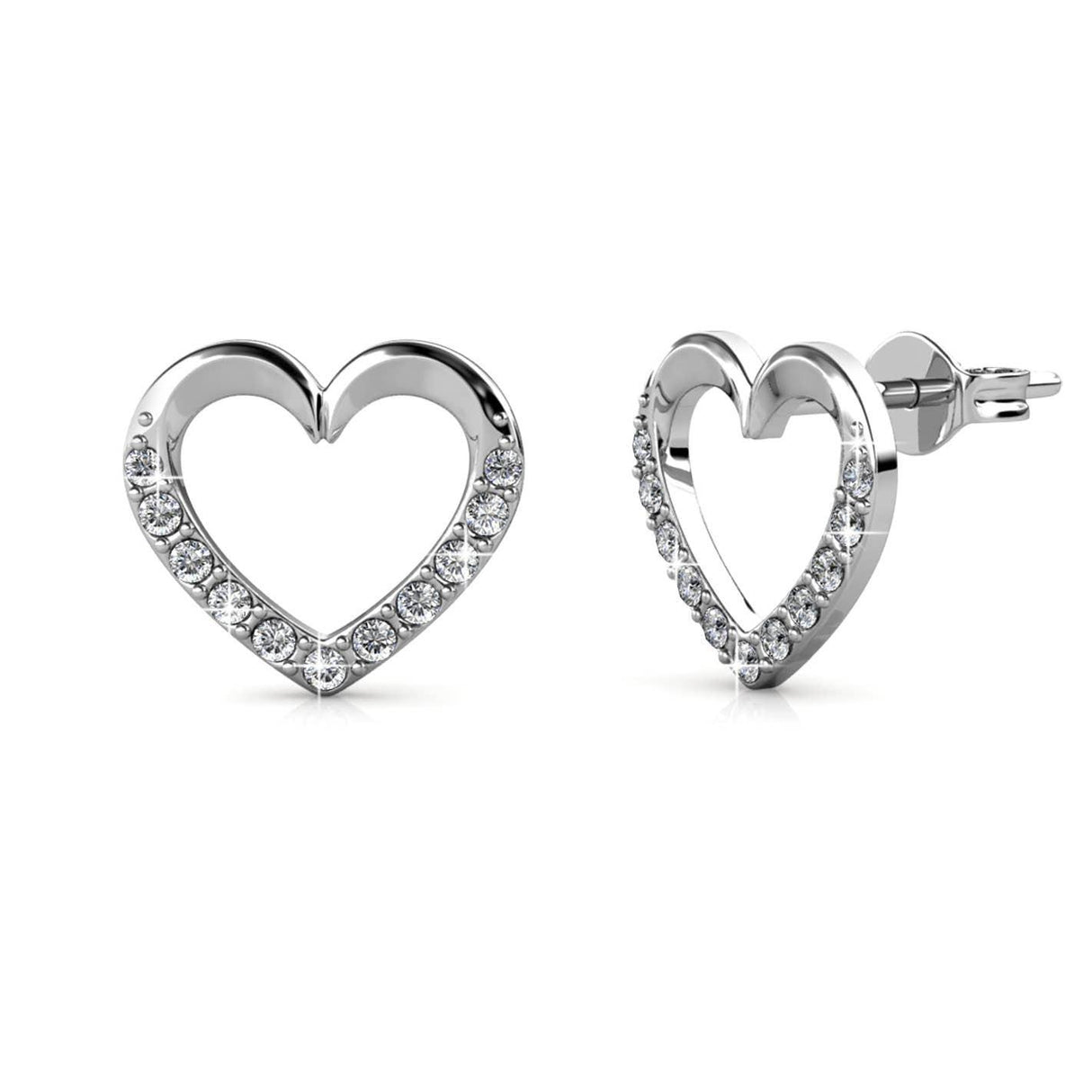 CARALI / MYC Paris - Lovett earrings - silver and crystal