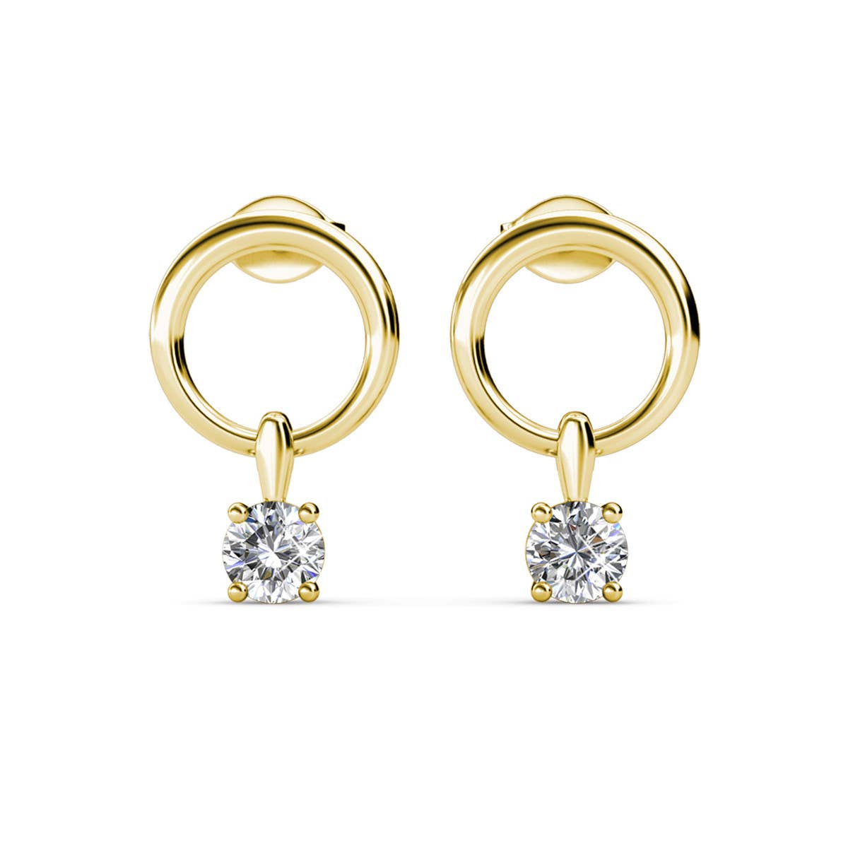 CARALI / MYC Paris - Octavia Earrings - Gold and Crystal