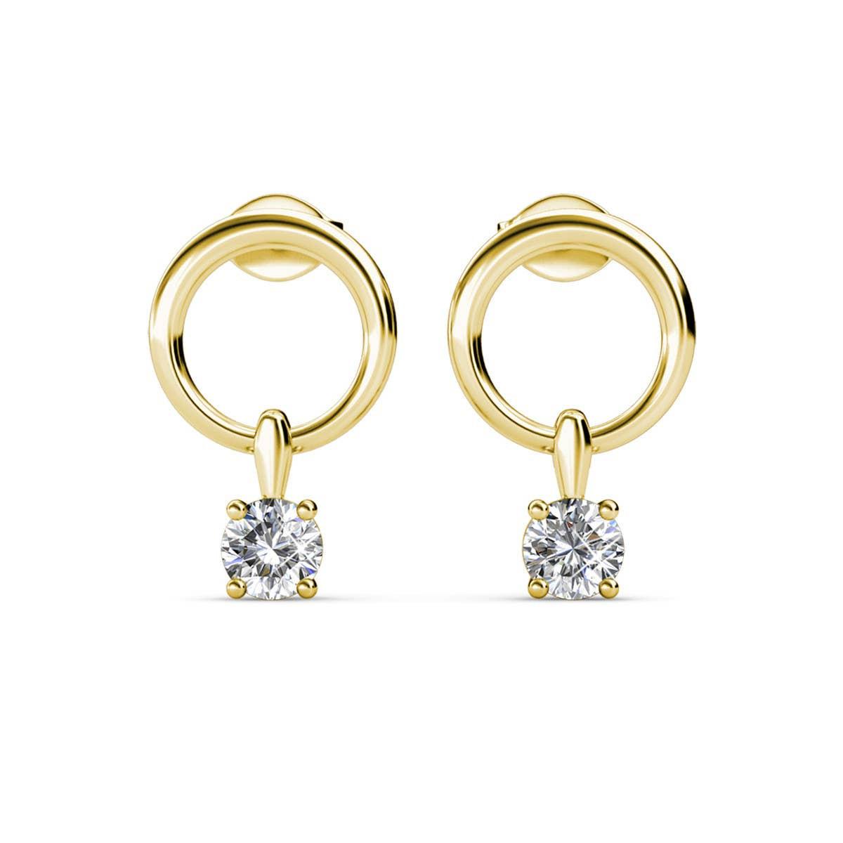 CARALI / MYC Paris - Octavia Earrings - Gold and Crystal