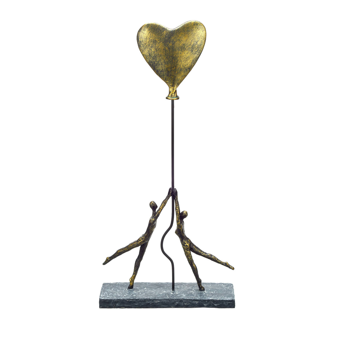 Couple with Heart Balloon Figure