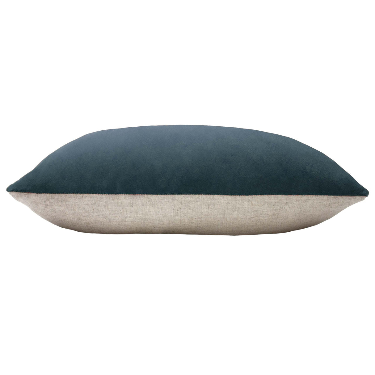 Riva Home - Contra Velvet Cushion Slate Blue: Slate Blue / Polyester Filled / 40 x 60cm.