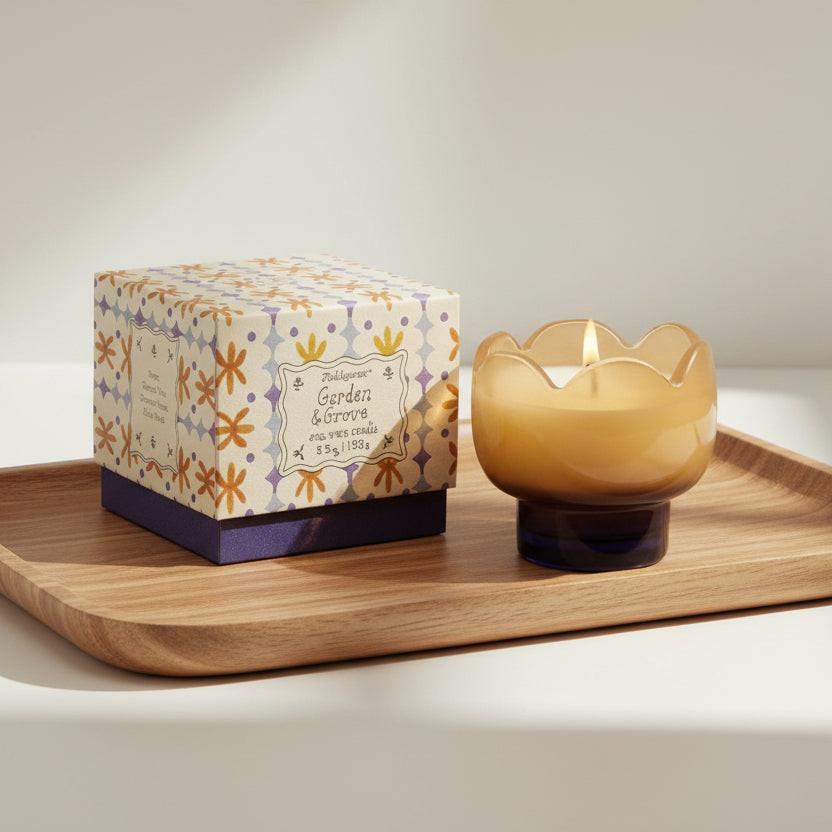 Tulip Glass Candle - Garden & Grove