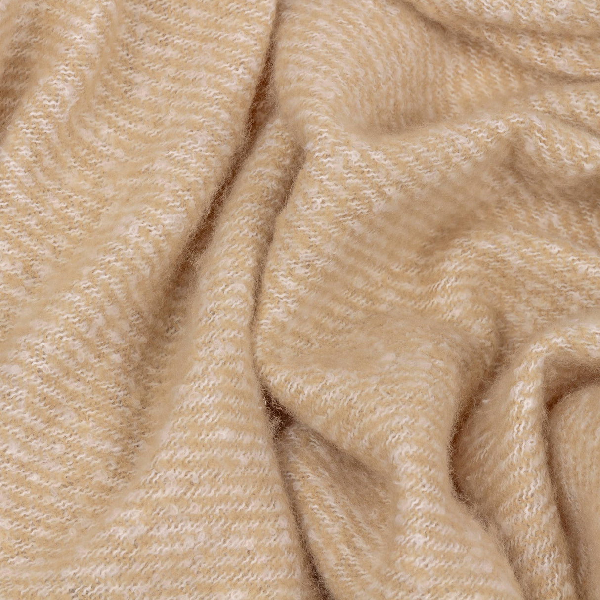 Riva Home - Isla Woven Tasselled Throw Natural: Natural / 130 x 180cm