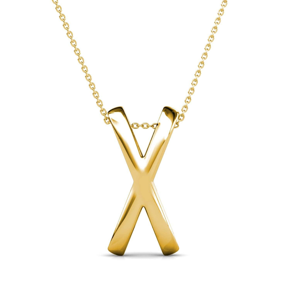 CARALI / MYC Paris - X Duo Pendants - Gold and Crystal