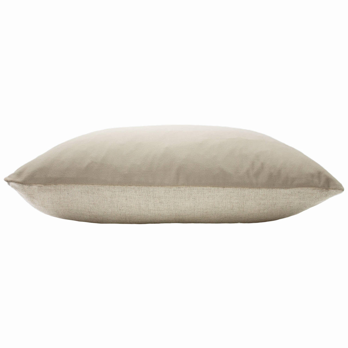 Velvet Cushion Natural