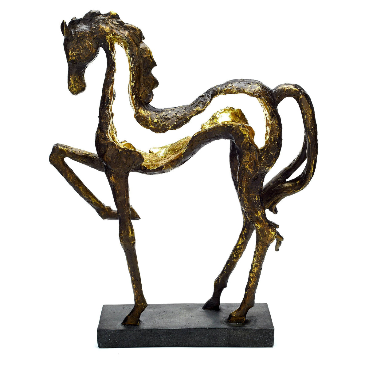 Prancing Horse Resin Sculpture