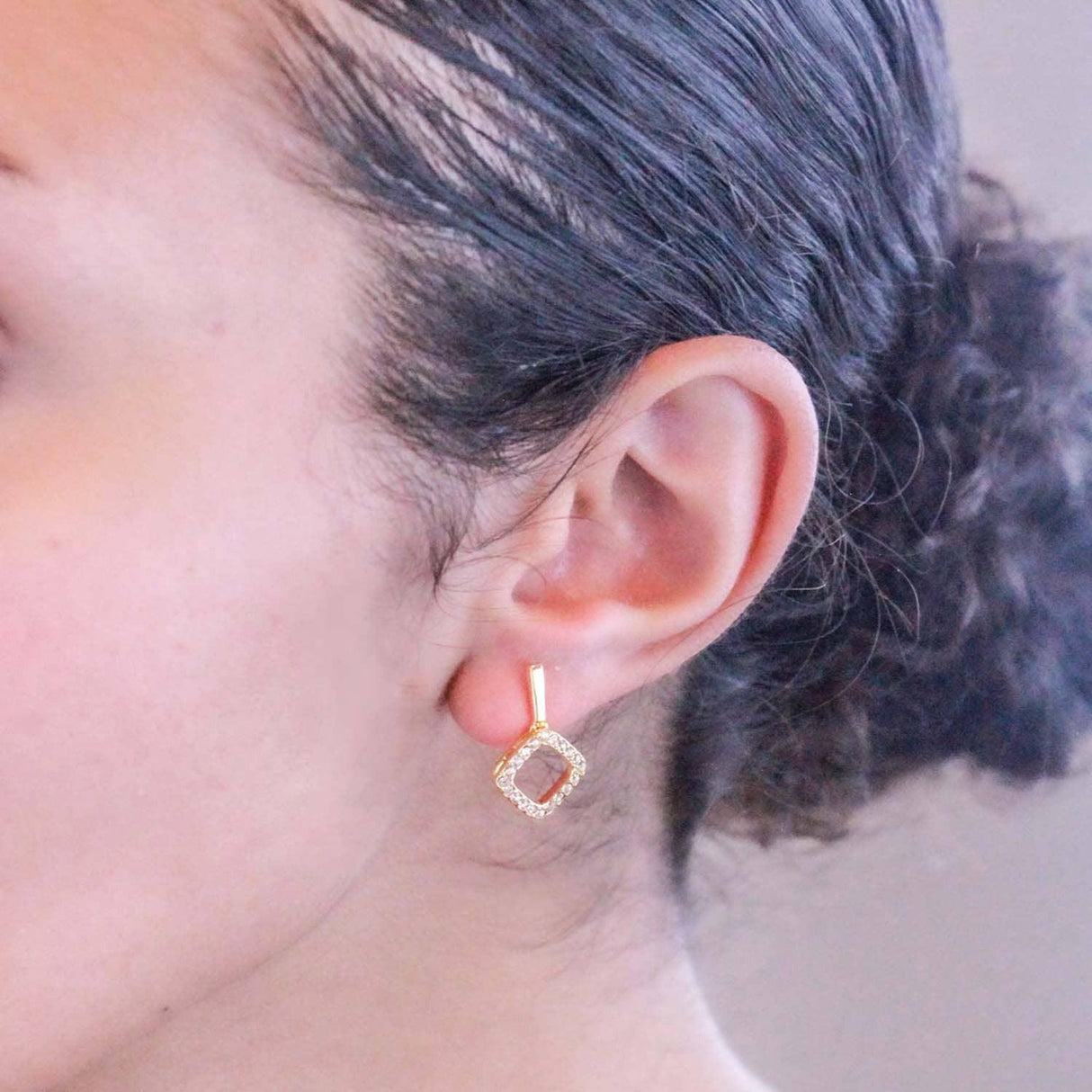 CARALI / MYC Paris - Irina Gold and Crystal Earrings