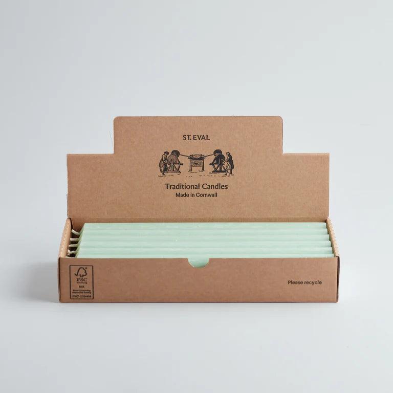 Atlantic Green 7/8" x 10" Dinner Candle.