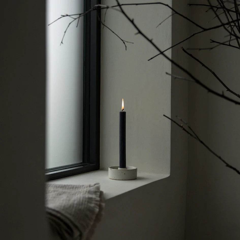 Charcoal Dinner Candle