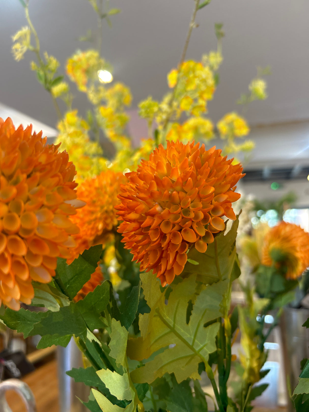 70cm Large Dahlia Orange