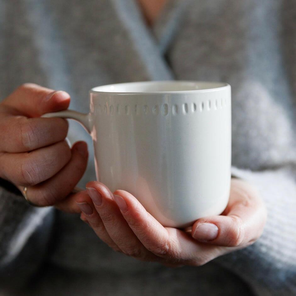 Mikasa Cranborne Stoneware Mug Set of Four.