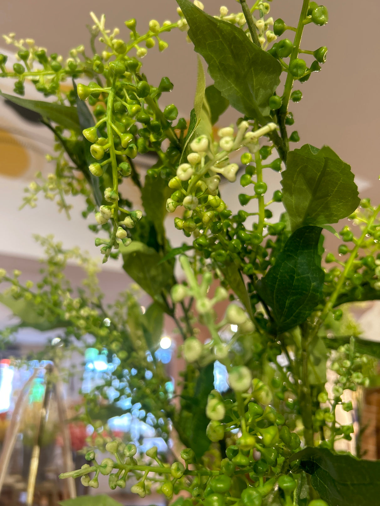 85cm Artificial Green Foliage Spray